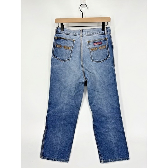 Vintage Jordache Straight Leg Jeans Size 30 Horse Head Logo Made in USA Retro - Picture 2 of 8